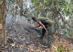 สะบ้าย้อย เปิดภาพมุมสูงไฟป่าทับหลวงดับลงหลังจากฝนตกหนัก ช่วยดับไฟ