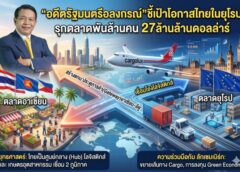 “อดีตรัฐมนตรีอลงกรณ์”ชี้เป้าโอกาสไทยในยุโรป สร้างแกน“ประตูการค้า(Gateway)อาเซียน-อียู รุกตลาดพันล้านคน 27ล้านล้านดอลล่าร์