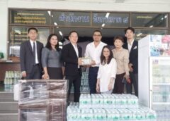ราชบุรี-ภาคประชาชนจังหวัดราชบุรีมอบตู้เย็นแช่เครื่องดื่ม กาแฟ ไว้บริการประชาชน.