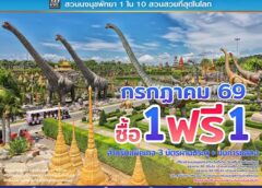 สวนนงนุชพัทยา ชวนครอบครัวเที่ยวสุขใจ คุ้มที่สุด! โปรฯ กลับมาแล้ว “ซื้อ 1 แถมฟรีอีก 1” ตลอดเดือนกรกฎาคม 69 เด็กฟรี ผู้สูงอายุฟรี ผู้พิการฟรี วันเกิดฟรี