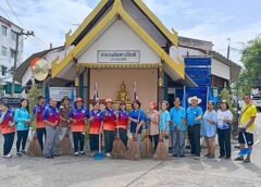 ปทุมธานี รวมพลังจิตอาสา “กองทุนแม่ของแผ่นดินตำบลคูคต” ปรับภูมิทัศน์ชุมชนเดชเจริญ ถวายเป็นพระราชกุศล เนื่องในวันแม่แห่งชาติ