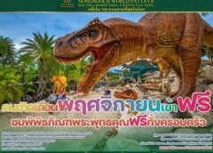นงนุช เวิลด์ พัทยา จัดโปรเดือนพฤศจิกายน เจ้าของวันเกิดเที่ยวฟรี พาครอบครัวชมพิพิธภัณฑ์พระพุทธคุณฟรีทุกท่าน